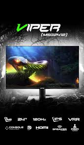 MONITEUR MATOS VIPER MSG2412 120HZ IPS 24 POUCE FHD